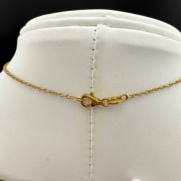 Handmade Real Pressed Flower Teardrop Pendant Necklace Gold-Toned Chain & Mixed - Picture 8 of 10